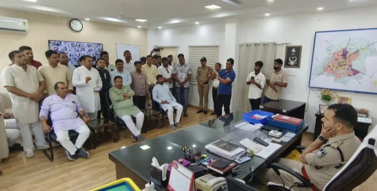 भाजपा नेता की संदिग्ध मौत का मामला 4 दिन बाद भी नहीं सुलझा, आलोट विधायक व भाजपा नेता एसपी से मिले