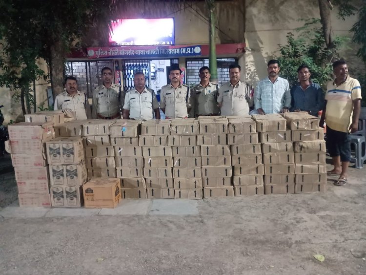 ताला तोड़कर ली तलाशी, खंडहर मकान में मिली 152 पेटी शराब