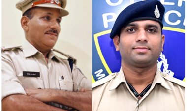 बेहतर कार्य के लिए एएसआई दिनेश चन्द्र नागर व आरक्षक विपुल भावसार को डीजीसीआर सम्मान