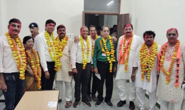 रेडक्रास सोसायटी के चुनाव में सेवा पैनल की जीत,  प्रीतेश गादिया चेअरमैन, सुशील मूणत उपाध्यक्ष व संजय लूणिया निर्विरोध कोषाध्यक्ष चुने गए  