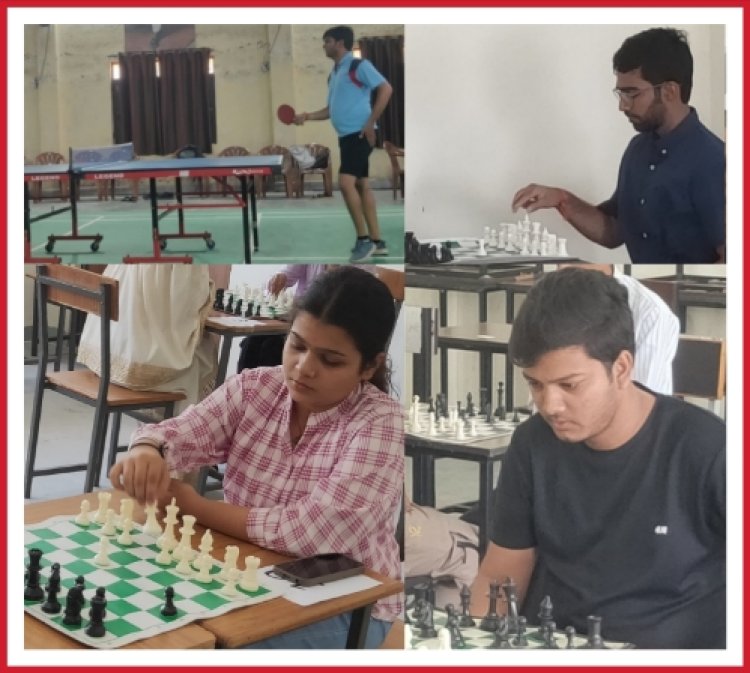 संभागीय खेल प्रतियोगिता के लिए लॉ कॉलेज के चार खिलाड़ियों का चयन