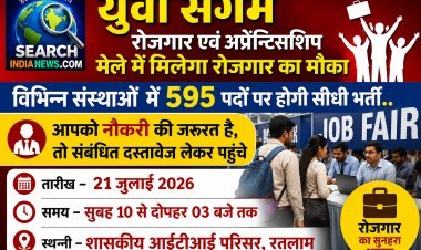 युवा संगम रोजगार एवं अप्रेन्टिसशिप मेले में रोजगार का मौका, विभिन्न संस्थाओं में 595 पदों पर होगी सीधी भर्ती
